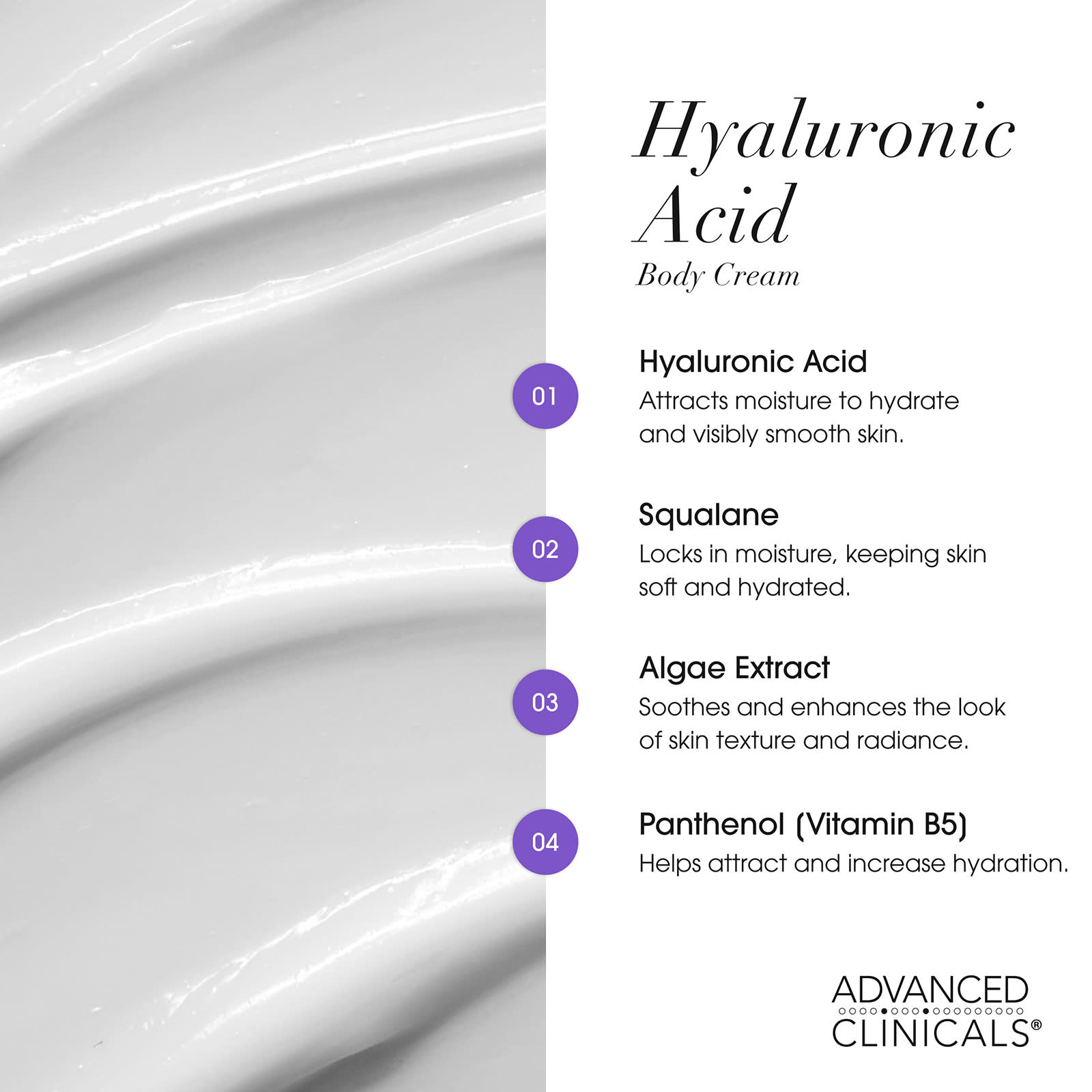 Advanced Clinicals Hyaluronic Acid Instant Skin Hydrator 59 ml (2 fl oz) - view 5
